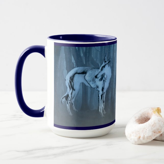 Dog In Forest Mug (With Donut)