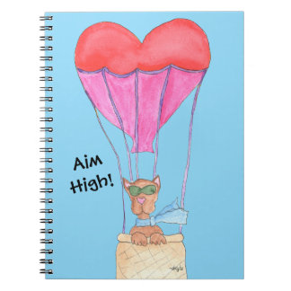 Dog in Hot Air Balloon Notebook