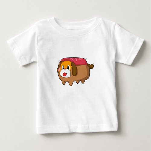 Dog in Hotdog Baby T_Shirt