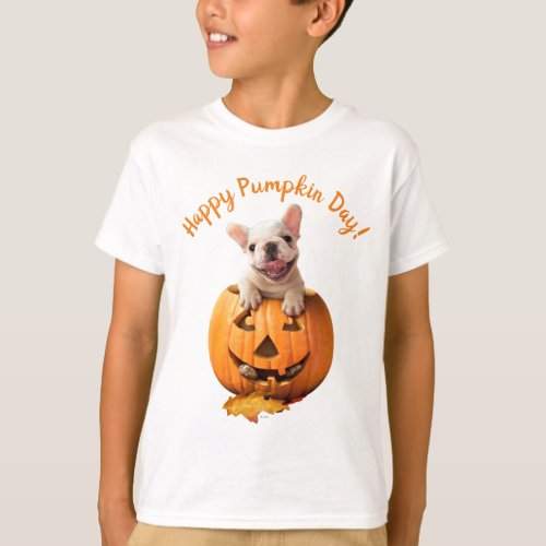 Dog in Jack_o_Lantern T_Shirt