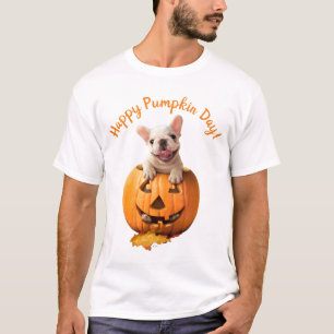 Dog in Jack-o-Lantern T-Shirt