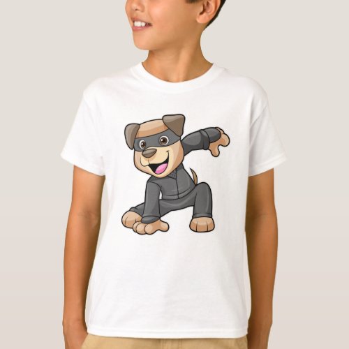 Dog in Ninja Costume T_Shirt