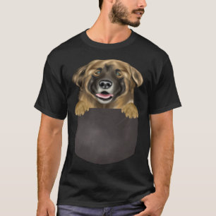 Dog In Pocket Dog Leonberger T-Shirt