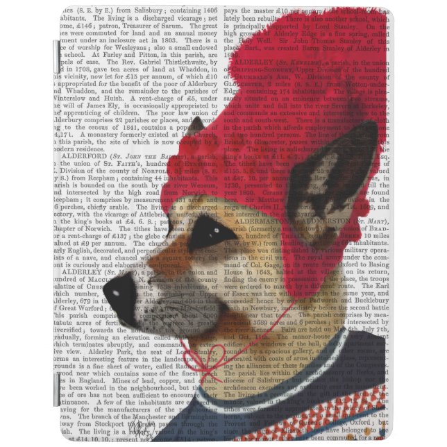Dog in Ski Sweater 2 iPad Air Cover (Front)