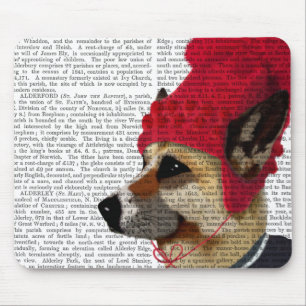 Dog in Ski Sweater 2 Mouse Pad