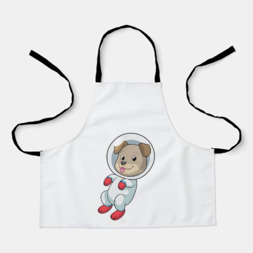 Dog in Space in Suit Apron