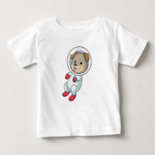 Dog in Space in Suit Baby T-Shirt