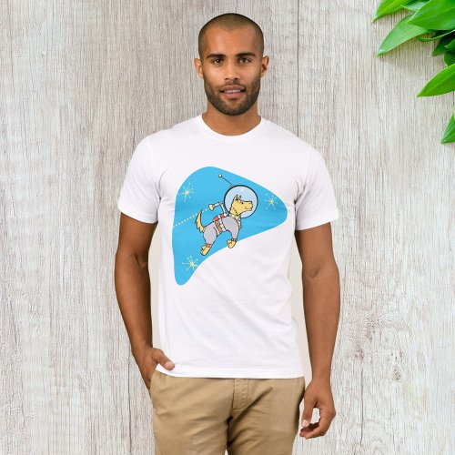 Dog In Space Mens T_Shirt