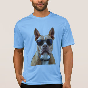 Dog in Sunglass Men's Sport-Tek Competitor T-Shirt