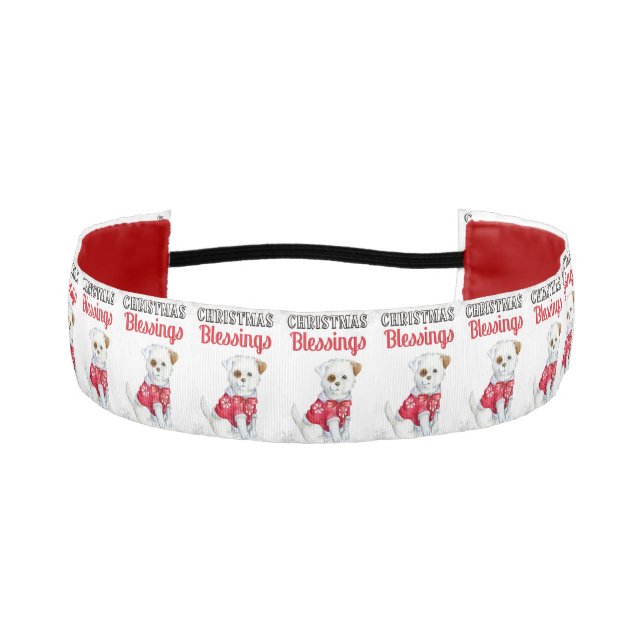 Dog In Sweater Non-Slip Headbands (Front)