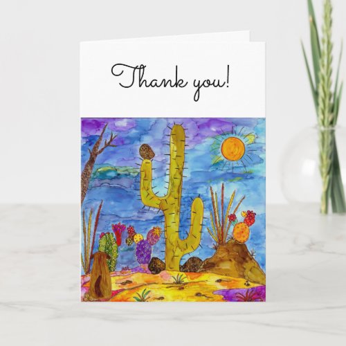 Dog in the Desert Greeting Card