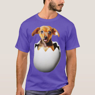 Dog in the egg 289 T-Shirt