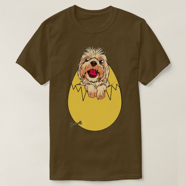 dog in the egg 297 T-Shirt (Design Front)