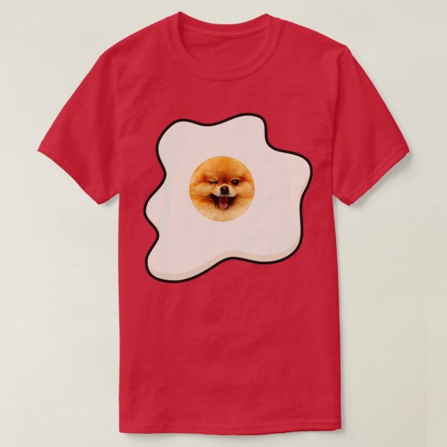 Dog in the egg 308 T-Shirt (Design Front)