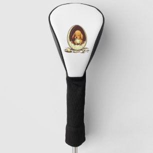 dog in the egg. golf head cover