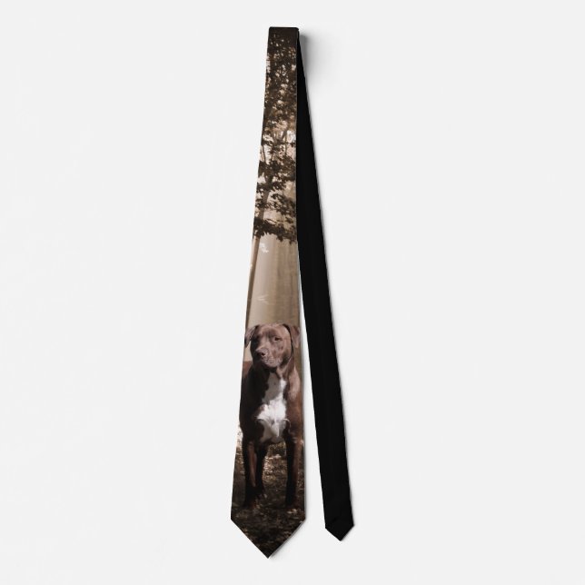 Dog in the woods tie (Front)