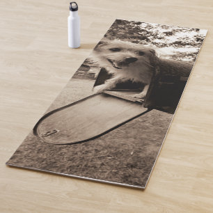 Dog Inside a Mailbox Yoga Mat