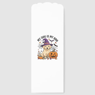 Dog Is Boo Halloween Witch Puppy Pumpkin_1 Bookmarks