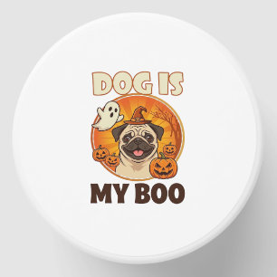 Dog Is Boo Pug Halloween Ghost Pumpkin Mini Candle Favors