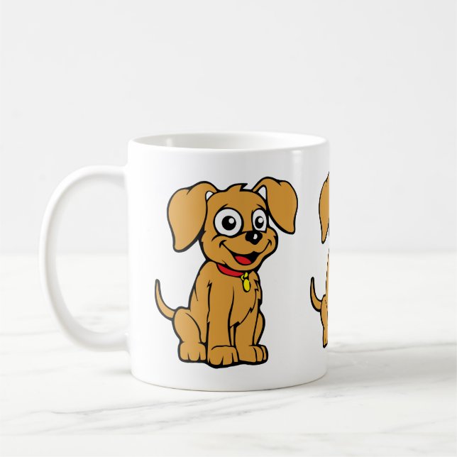 Dog is Confused Coffee Mug (Left)