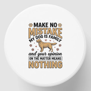 Dog Is Family Vintage Retriever Typography Design_ Mini Candle Favors