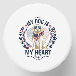Dog Is Heart American Flag Sunglasses_1 Mini Candle Favors