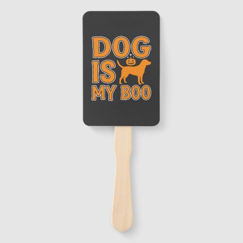 Dog Is My Boo Halloween Dog Hand Fan