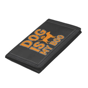 Dog Is My Boo Halloween Dog Trifold Wallet