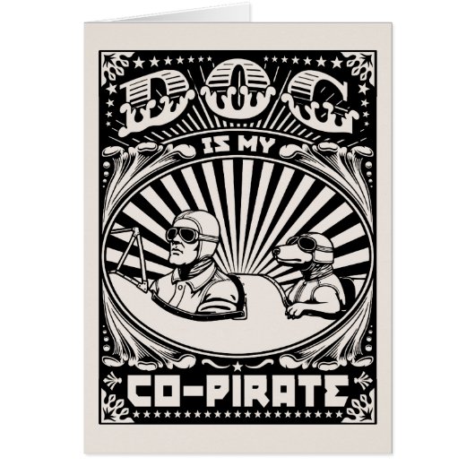 Dog is My Co-Pirate Cards (Front)