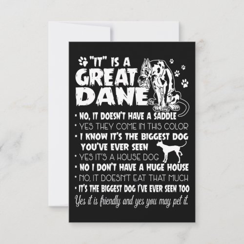 Dog  Its A Great Dane Save The Date