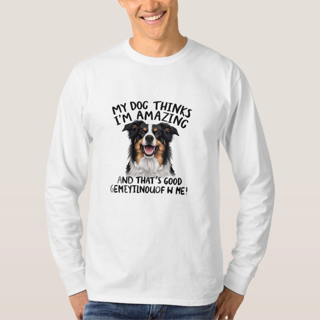 Dog Joy Quote T-Shirt (Front)