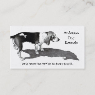 DOG KENNEL: FINE ART: BUSINESS CARDS