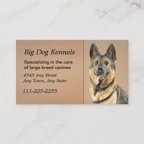 Dog Kennel German Shepherd  Business Card