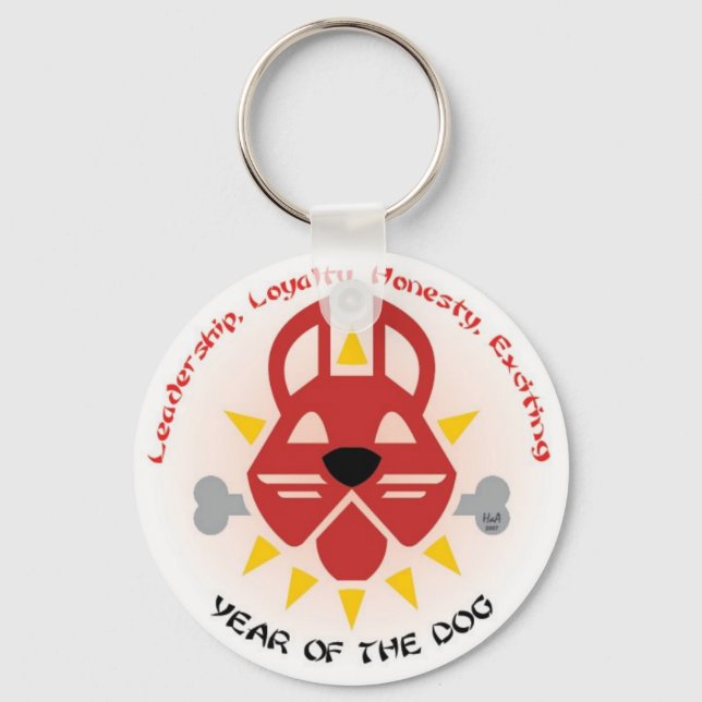 Dog Keys Keychain (Front)