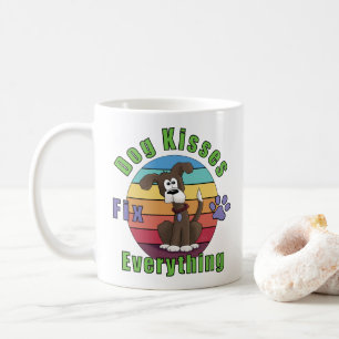 Dog Kisses Fix Everything Coffee Mug