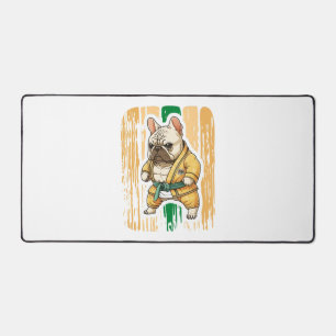 Dog Knows Karate           Desk Mat