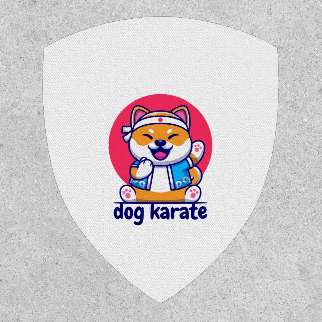 dog knows karate                patch (Front)