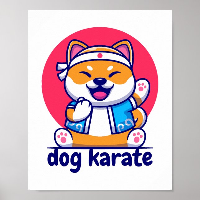 dog knows karate                poster (Front)