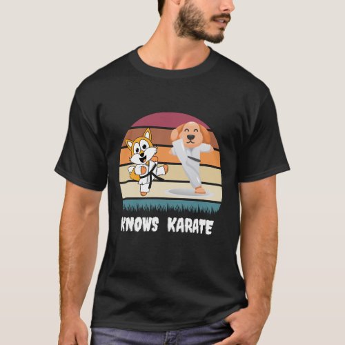 Dog Knows Karate T_Shirt