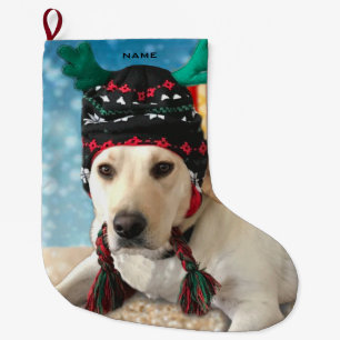 Dog Labrador Pet Cute Festive Christmas Stocking