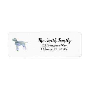 Dog Labrador Pup Painting  Label
