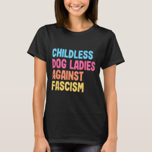 Dog Ladies Against Fascism Kamala Harris T-Shirt