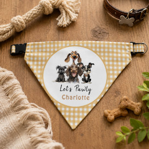 Dog Let's Pawty Birthday Bandana
