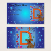 Dog Letter D (Front & Back)
