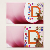 Dog Letter D (Front & Back)
