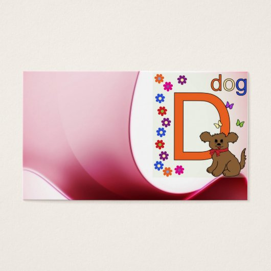 Dog Letter D (Front)