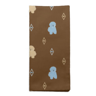 Dog Lhasa Apso pattern Cloth Napkin