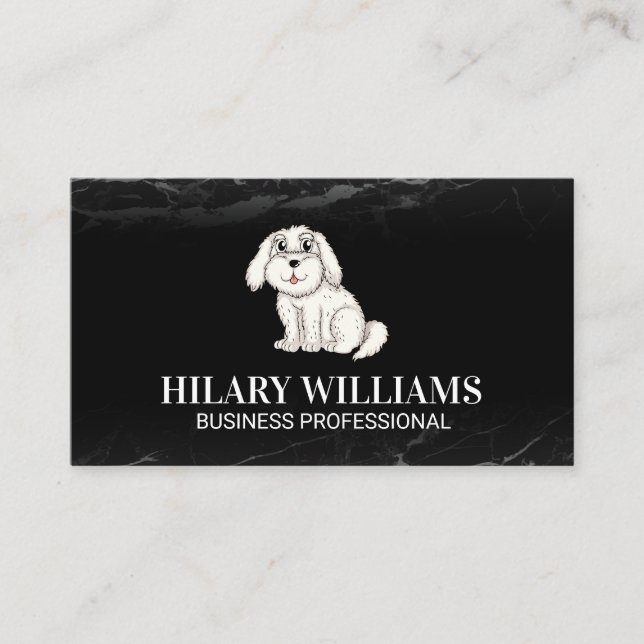 Dog Logo | Animal Services Business Card (Front)