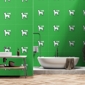 DOG Logo Brt Green White Dog Pet Wallpaper