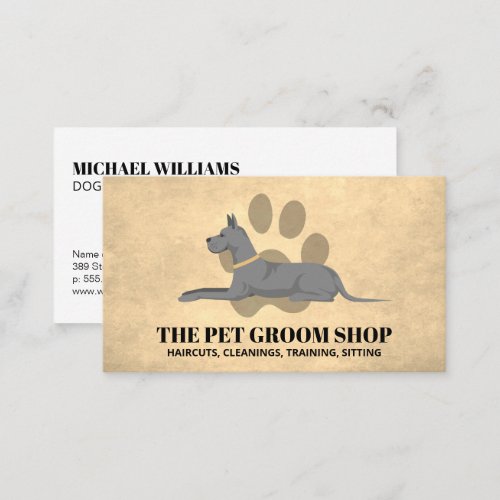 Dog Logo Business Card